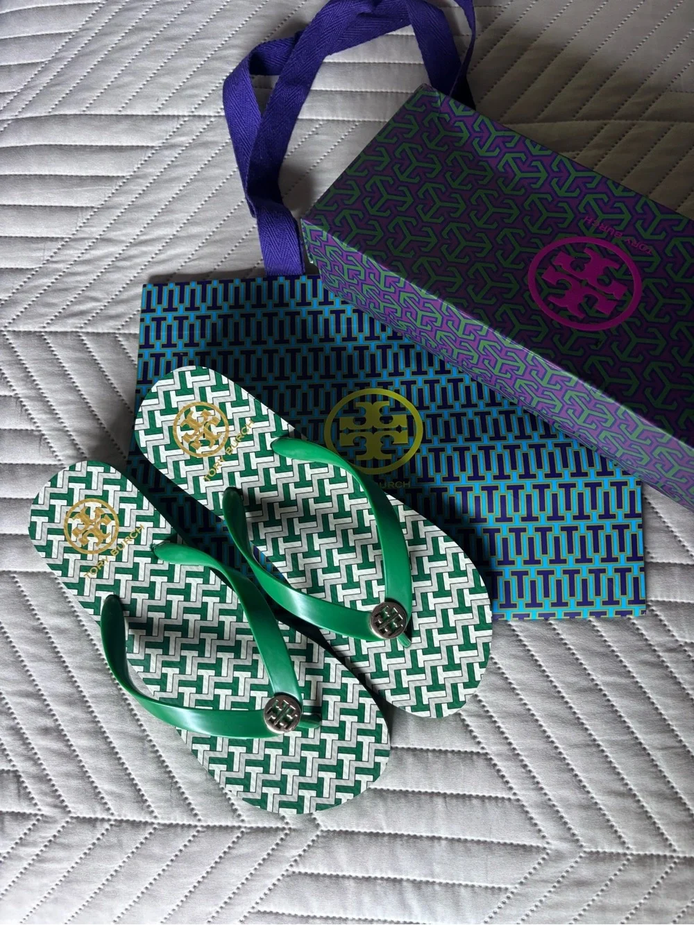Tory Burch Flip Flops size 7